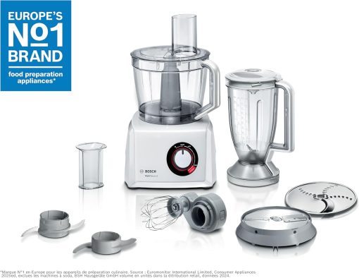 Bosch MultiTalent 8 MC812M844 – Robot de cuisine polyvalent avec plus de 50 fonctions – 1250 W – Grande capacité de 3,9 L – Couleur : Noir - Image 2