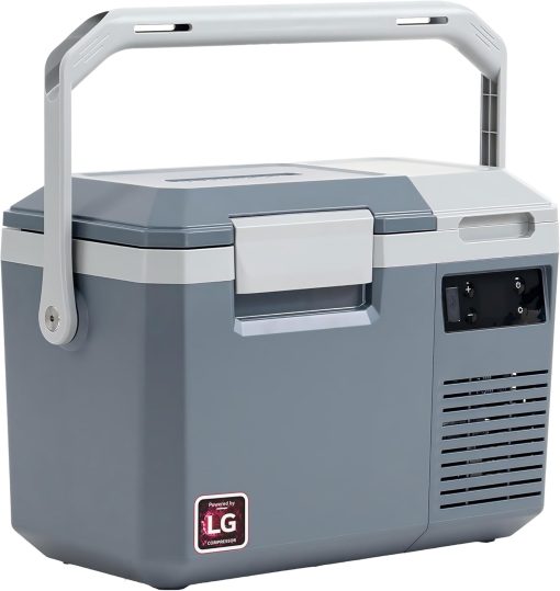 Alpicool LGMP8 8L Glaciere Portable Réfrigérateur Voiture Camping Congélateur 12/24V Mini Frigo pour Maison, Bureau ou Pique-Nique en Plein Air/ -20 à 20℃(Batterie Non Incluse) - Image 4