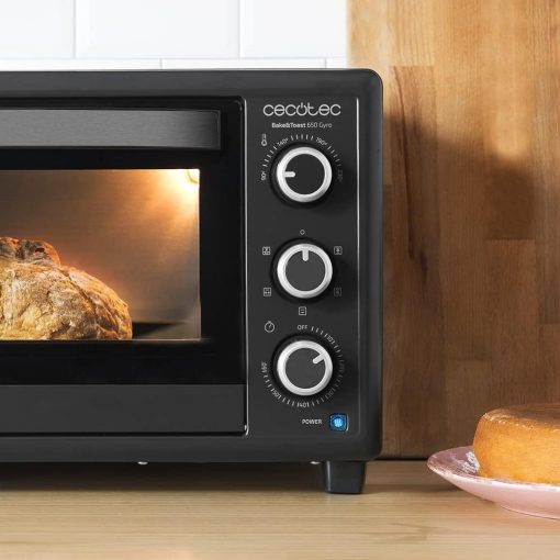 Cecotec Bake&Toast 4600 White Gyro Table Convection Oven 46 Liter, 2000 W, Interior Light, 12 Functions, Temperature up to 230o, Double Glazed Door, Includes Spit - Image 29
