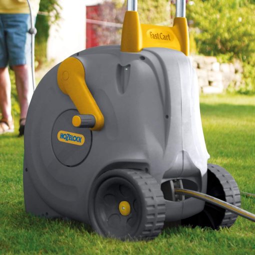 HOZELOCK - Dévidoir Chariot Fast Cart 40 M : Dévidoir sur Roues 40 M + 2 M, Chariot Caréné Ergonomique, Facile et Extrêmement Pratique d'Utilisation, Livré Assemblé et Prêt à l'Emploi [2450R0000] - Image 6