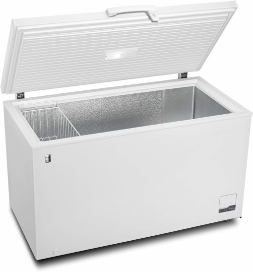 METRO Professional Congélateur bahut GHF2700S, acier, 188 x 73.5 x 94.5 cm, 700 L, 125 W, 3 paniers, éclairage LED, avec serrure, blanc/gris - Image 3