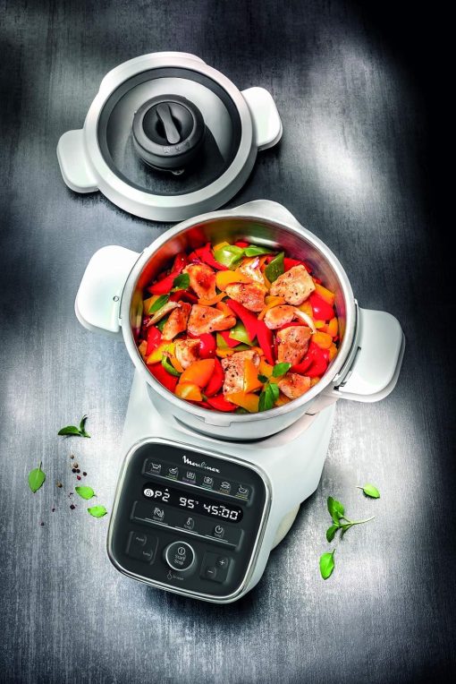 MOULINEX COMPANION XL Multifunctional Robot Cooker Bowl 4.5L 12 Programs Auto Soups Gazpacho Kitchen Robot Mixer Chopper Kneader 1550W HF80CB10 - Image 12
