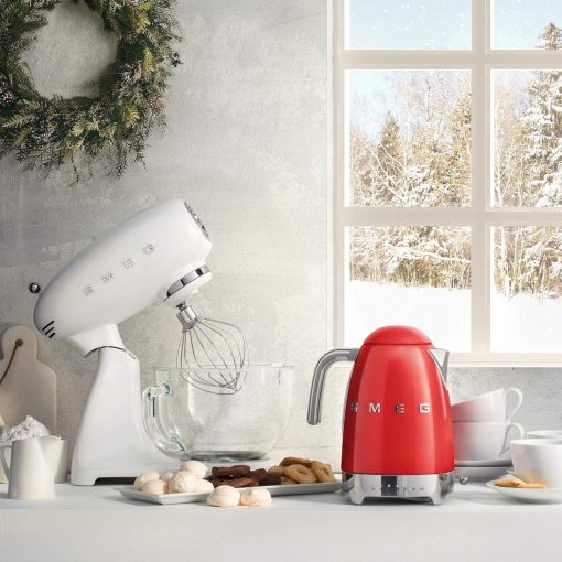 Smeg, Bouilloire à Température Variable KLF04RDEU 1,7 L, Plusieurs Température, Filtre Anticalcaire Lavable, Arrêt Automatique de Sécurité, Indicateur de Niveau d'Eau, Range Cable, 2400W, Rouge - Image 5