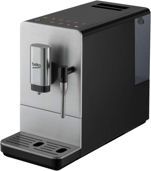 BEKO, Machine à café, expresso automatique, 1350 W / 19 bars, Capacité café : 125 g, Capacité eau : 1,4L, Système autonettoyant, 5 niveaux de broyage, Arrêt automatique, Fa?ade Inox Brossé - Image 15