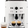 Krups Coffee Bean Machine, 1.7 L, 2 Cups Simultaneously, Automatic Cleaning, Steam Nozzle for Cappuccino, Espresso Maker, Essential Black YY8125FD