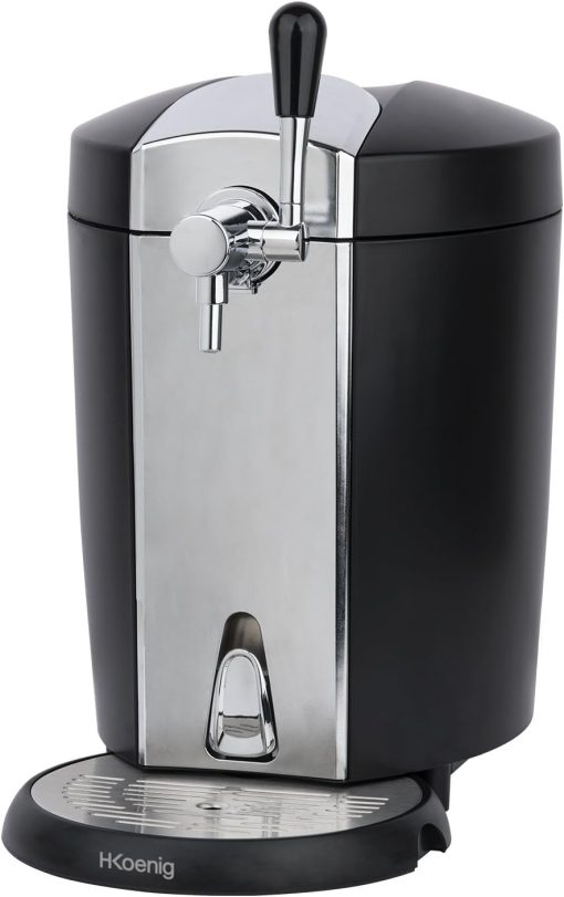 H.Koenig Tireuse à Bière compatible tous F?ts Universels Pressurisés de 5L Inox BW1778, Machine, Pompe, Pression domestique, Professionnelle, Universelle, Refroidissement intégré 4°C - Image 26