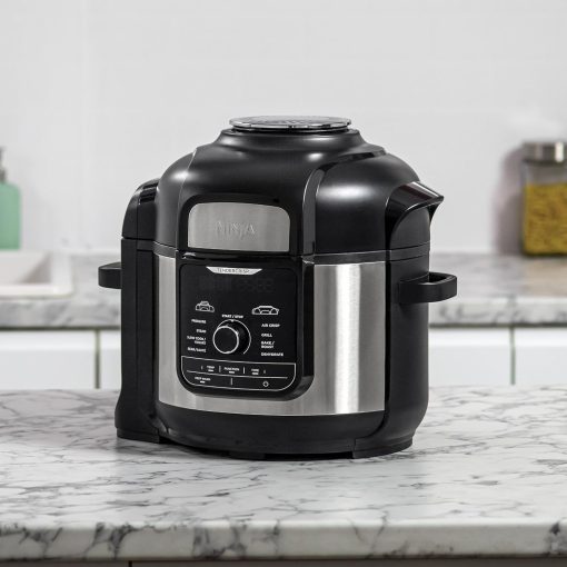Ninja Foodi MINI 6-en-1 4.7L Multicuiseur, Autocuiseur Multifonction, Friteuse, 6 fonctions de cuisson dont Cuisson lente et Vapeur, 1460W, Gris/Noir OP100EU - Image 8