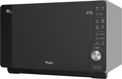 Whirlpool MWF 427 SL Countertop Microwave (Countertop, Combination microwave, 25 L, 800 W, Buttons, Touch, Black, Silver)