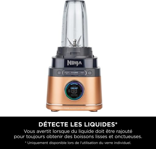 Ninja Detect Power Blender Processor Pro 3-en-1, mixeur 1200W, bol à mélanger, lame malaxeur, gobelet individuel, récipient, pétrir, mixer, hacher et mélanger, noir, TB401EU - Image 26