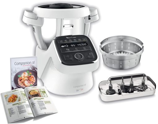 MOULINEX COMPANION XL Multifunctional Robot Cooker Bowl 4.5L 12 Programs Auto Soups Gazpacho Kitchen Robot Mixer Chopper Kneader 1550W HF80CB10 - Image 3