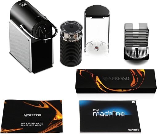 Nespresso Pixie Espresso Machine by De'Longhi, 1100ml, Aluminum,Silver - Image 10
