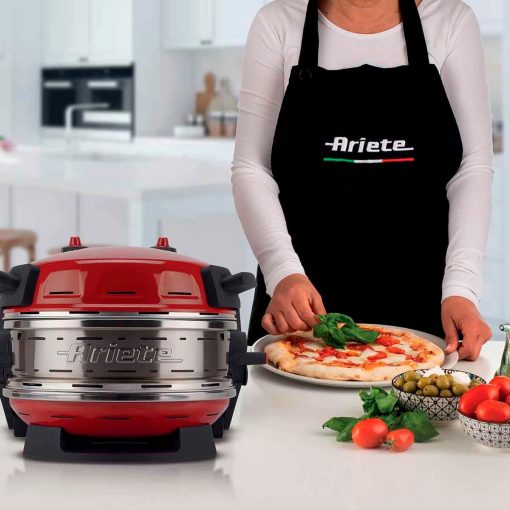 Ariete Pizza Oven 918, Pizza 4 Minutes, 5 Cooking Levels, Refractory Plate for Heating, Wooden Blades Included, Maximum Temperature 400°C, 1200W, White - Image 48