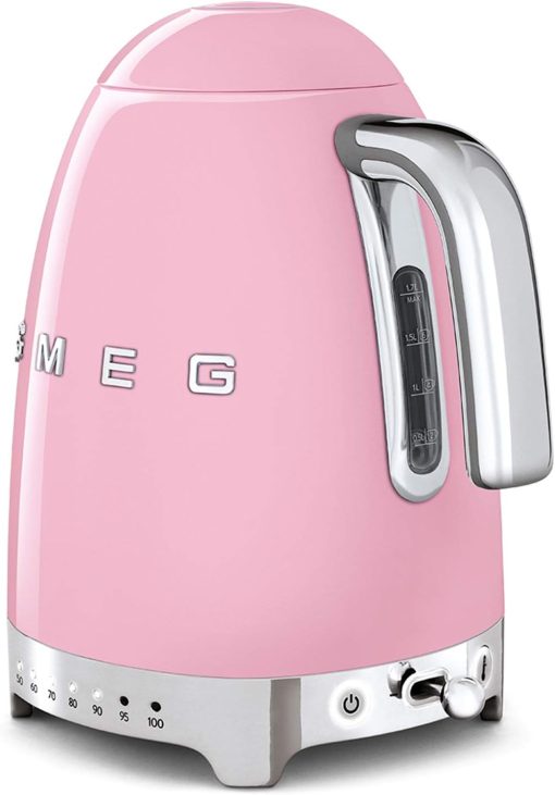 Smeg, KLF04WHEU Variable Temperature Kettle 1.7 L, Multiple Temperatures, Washable Anti-Limescale Filter, Automatic Safety Shutdown, Water Level Indicator, Cable Range, 2400 W, White - Image 28