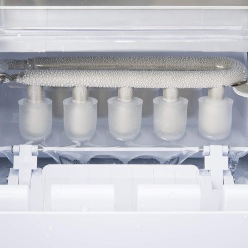 H.Koenig KB20 Ice Cube Machine, 12 kg in 24 hours, 2 sizes of ice cubes, self-cleaning, portable, quiet 2.1L, ice cubes ready in 6 minutes, ice scoop - Image 5