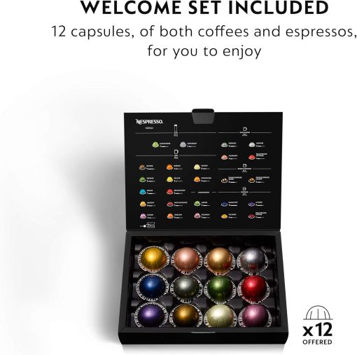 Nespresso Vertuo Next Coffee and Espresso Machine by De'Longhi with Milk Frother, 8 ounces, Dark Grey - Image 25