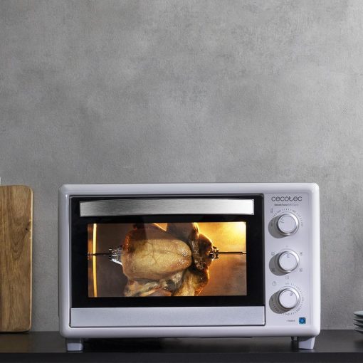 Cecotec Bake&Toast 4600 White Gyro Table Convection Oven 46 Liter, 2000 W, Interior Light, 12 Functions, Temperature up to 230o, Double Glazed Door, Includes Spit - Image 49