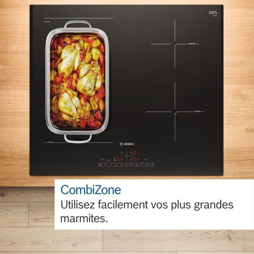 Bosch PUJ611BB5E, Série 4, Plaque induction, 3 feux, 60 cm, Noir, Sans cadre - Image 9