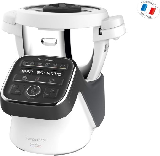 MOULINEX COMPANION XL Multifunctional Robot Cooker Bowl 4.5L 12 Programs Auto Soups Gazpacho Kitchen Robot Mixer Chopper Kneader 1550W HF80CB10 - Image 20