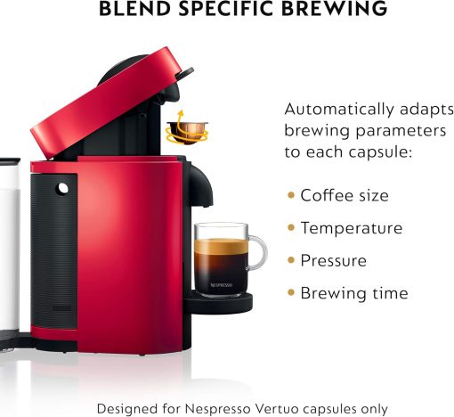 Nespresso Vertuo Plus Coffee and Espresso Maker By De'Longhi, Ink Black - Image 39