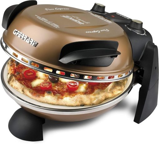 G3 Ferrari G10006 Pizza Express Delizia, 1200 W Pizza Oven, Adjustable Thermostat up to 400°C, Cooks Tasty Pizza in 5 Minutes, Double Resistance, Recipe Book and Spatulas Included - Black - Image 7