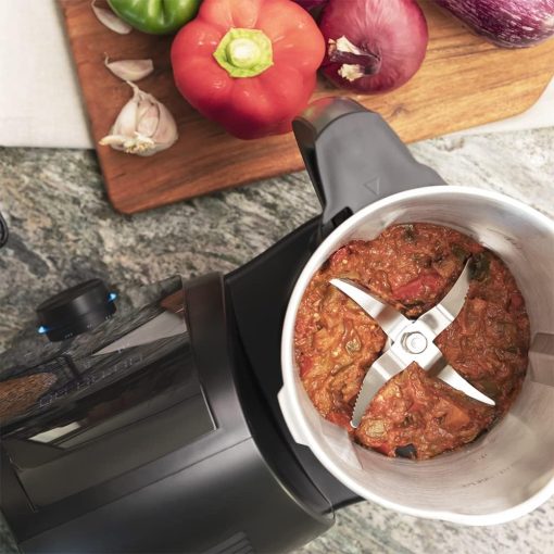 Cecotec Robot de Cuisine Mambo Black. 23 Fonctions, 10 Niveaux de Température, 1700W, 2,5 kg de Pate, Cruche de 3,3L, 10 Vitesses, Minuterie, Température Réglable de 37 °C à 120 °C - Image 31