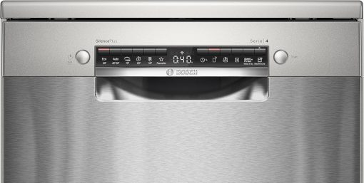 Bosch SMS4EMI01E - Série 4 - Lave-vaisselle Pose-libre - 60 cm - 14 couverts - Silence Plus 42 dB - Inox - Image 2