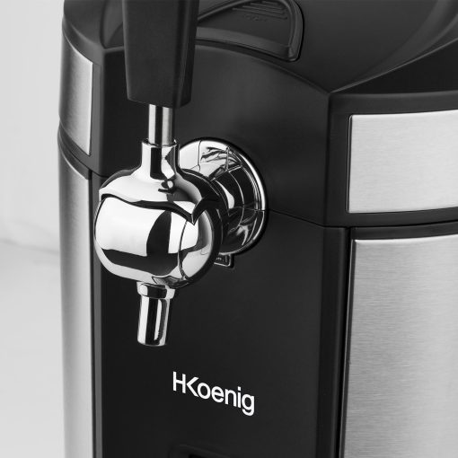 H.Koenig Tireuse à Bière compatible tous F?ts Universels Pressurisés de 5L Inox BW1778, Machine, Pompe, Pression domestique, Professionnelle, Universelle, Refroidissement intégré 4°C - Image 11