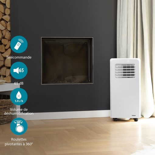 Climatiseur mobile Tristar AC-5560, 10 000 BTU et 2,9kw, fonctions refroidissement, déshumidification, ventilation et chauffage - Image 6