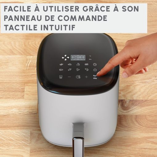 Moulinex Easy Fry Max 5L Air Fryer for Cooking in a Short Time, Energy Saving Up to 70%, Intuitive Control Panel, 10 Automatic Programs, Up to 6 People, EZ245820 - Image 13