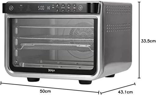 Ninja Foodi 8-in-1 Multifunctional Oven, Portable Mini Oven, Work Surfaces, Multi-Function Oven with 8 Cooking Functions; Air Fry, Roast, Grill, Bake and More Silver/Black SP101EU - Image 17