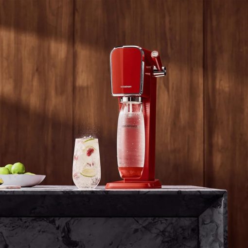 SodaStream ART Sparkling Water and Soda Machine | Pack of 1 Bottle 1 L + 1 Bottle 0.5 L Dishwasher Safe + 1 60L Gas Refill Clip On | Black [Amazon Exclusive] - Image 13