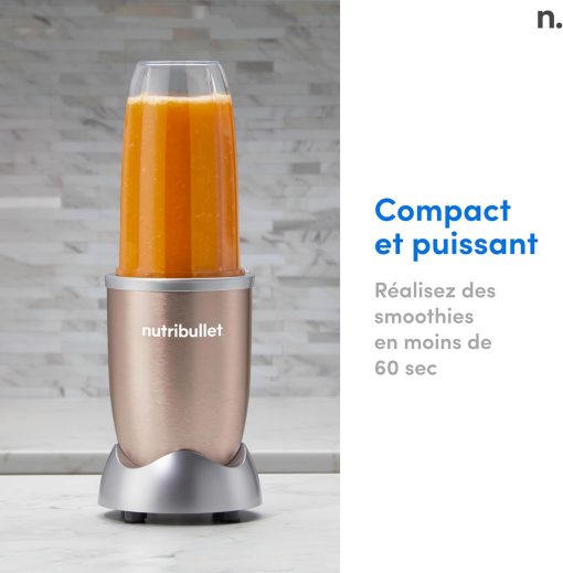 nutribullet Pro 900, Electric Blender, Chopper, Smoothie Blender, Multifunctional, Power 900 Watts, NB904CP, Champagne - Image 44