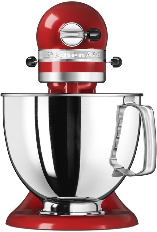 KitchenAid Robot Patissier I Artisan I Robot cuisine multifonctions à tête inclinable I Avec 4 accessoires I Bol de 4,8L | Crème - Image 5