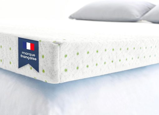 ViscoSoft - Surmatelas 160 x 200 Mémo, Surmatelas 160 x 200 memoire de Forme 5cm avec Aération Optimale et Mousse Haute Densité 50kg/m3, Housse Bambou Lavable, Surmatelas 160x200 Confort Moelleux
