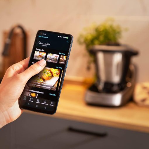 Cecotec Robot de Cuisine Mambo Black. 23 Fonctions, 10 Niveaux de Température, 1700W, 2,5 kg de Pate, Cruche de 3,3L, 10 Vitesses, Minuterie, Température Réglable de 37 °C à 120 °C - Image 20
