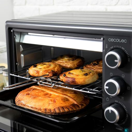 Cecotec Bake&Toast 4600 Black Gyro Countertop Oven, 46 L, 2000 W, 12 Combinable Heating Functions, Includes Rotating Spindle, Crumb Catcher Tray. - Image 56