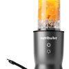 Nutribullet Pro 1200, Blender électrique, Broyeur, Smoothie Blender, Blender multifonctions, puissance 1200w, verres 700ml et 900ml, noir, NB120MB