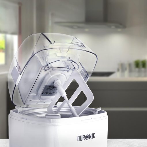 Duronic IM540 Electric Ice Cream Maker 1.5 Litre Stainless Steel Removable Bowl Turbine Ideal for Creating Ice Cream Sorbets Frozen Yogurt Ice Cream and Homemade Desserts - Image 6