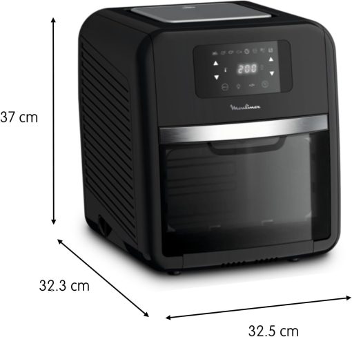 Moulinex Easy Fry air fryer, multicuiseur et four, 15 L, 9 programmes, friteuse sans huile, 3 niveaux de cuisson, compact, extra crisp, noir, AL556DF0 - Image 10