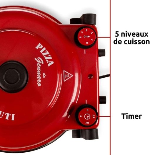 Ariete Pizza Oven 918, Pizza 4 Minutes, 5 Cooking Levels, Refractory Plate for Heating, Wooden Blades Included, Maximum Temperature 400°C, 1200W, White - Image 28