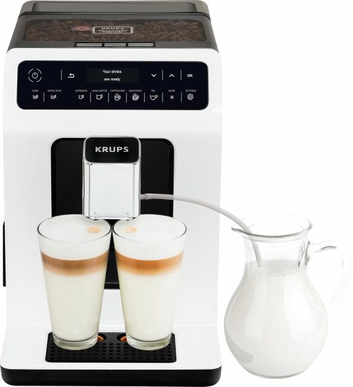 KRUPS Evidence Eco-Design Automatic Cappuccino and Espresso Machine, Exceptional Taste, Quattro Force, Milk-Based Drinks with One-Touch System, 8 Preset Drinks, EA897A - Image 7