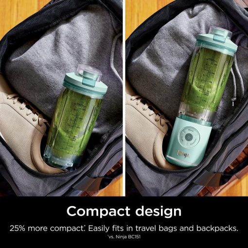 Ninja Blast Max, Portable Blender + Twist & Go, Personal Smoothie, Blend, Ice Crush, 3 Programs, Cordless, 22 oz removable Vessel, Dishwasher Safe, Leakproof, Navy, BC251NV - Image 39
