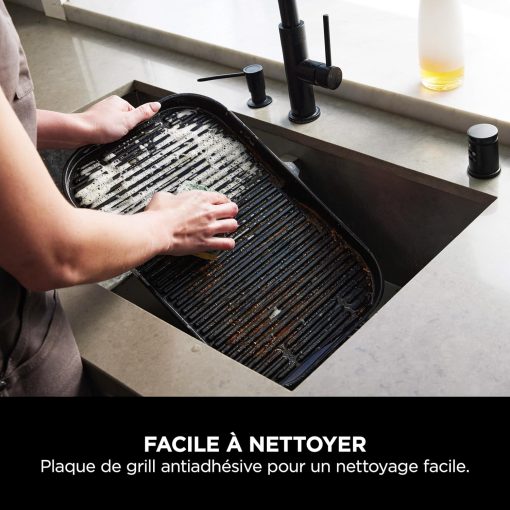 Ninja Woodfire Barbecue électrique et fumoir Pro XL avec thermomètre, barbecue et Air fryer d'extérieur 4-en-1 avec système Smart Cook et granulés Woodfire, portatif, gris/noir, OG850EU - Image 17