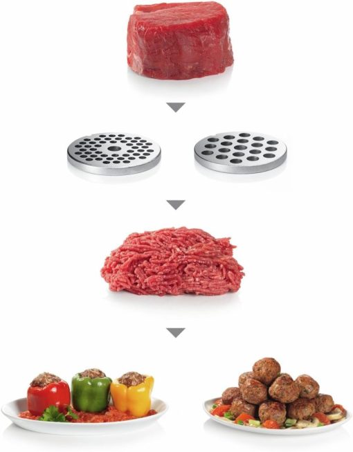 Bosch ProPower MFW67440 Hachoir à viande polyvalent – Jusqu'à 3,5 kilos de viande par minute – Puissance de 700 W, Noir - Image 47