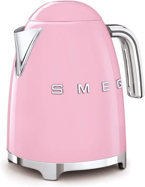 Smeg, Bouilloire électrique KLF03PGEU 1,7 L, Filtre Anticalcaire Lavable, Arrêt Automatique de Sécurité, Indicateur de Niveau d'Eau, Base Antidérapante, Range Cordon, Puissance 2400W, Vert d'Eau - Image 84