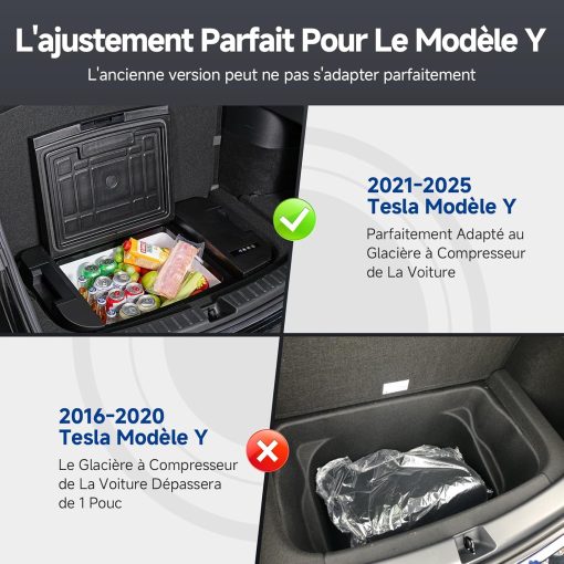 AAOBOSI 46 L Glaciere a Compression, Glaciere Electrique Double Zone, 12 V/24 V et 100-240 V Frigo Camping, -20 ℃ à 20 ℃, pour Voiture, Camion, Bateau, Camping-Car - Image 34