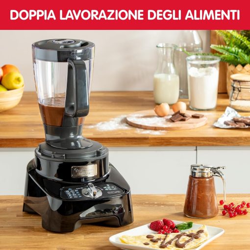 Moulinex Robot multifonction, 1000 W, 28 fonctions, Bol 3 L, Blender 2 L, Hachoir, Disques pour raper et émincer, Lames inox titanium, Robot cuisine, DoubleForce FP821811 - Image 2