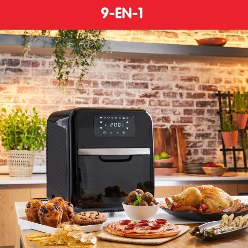 Moulinex Easy Fry air fryer, multicuiseur et four, 15 L, 9 programmes, friteuse sans huile, 3 niveaux de cuisson, compact, extra crisp, noir, AL556DF0 - Image 5