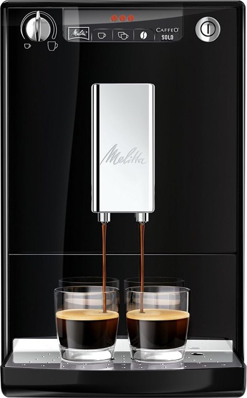 Melitta Caffeo Solo Noir Pure Black, Machine à Café à Grains avec Broyeur et Système d'Extraction des Ar?mes, Affichage LED, Mode 1 à 2 Tasses, Cafetière Expresso, Automatique, E950-222, 1400W - Image 16