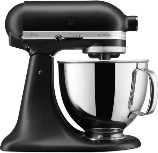 KitchenAid Artisan Multi Purpose Kitchen Processor with Tilt Head with 4 Accessories 4.8L Bowl Onyx Black - Image 10